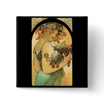 Alphonse Mucha ~ Fruit ( 1897 ) Pins