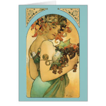 Alphonse Mucha ~ Fruit ( 1897 ) Cards