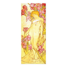 Alphonse Mucha Iris Print Art Photo