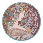 Alphonse Mucha Ivy Art Nouveau Stickers