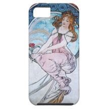 Alphonse Mucha. La Peinture/Painting, 1898 iPhone 5 Cover
