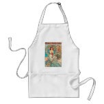 Alphonse Mucha Monaco, Monte-Carlo, 1897 Apron