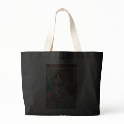 Alphonse Mucha Monaco, Monte-Carlo, 1897 Bag by MyOtherPlanet