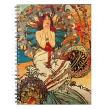 Alphonse Mucha Monte Carlo Notebook