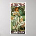 Alphonse Mucha Nestle's Food for Infants Poster posters