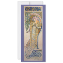 Alphonse Mucha Painting Announcements