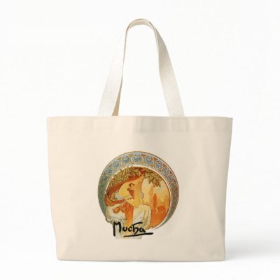 Alphonse Mucha - Poetry Bags by MasterpieceArt