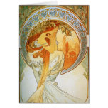 Alphonse Mucha - Poetry Card