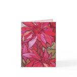 Alphonse Mucha Poinsettias Christmas Note Cards