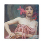 Alphonse Mucha ~ Portrait Fridge Magnets