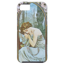 Alphonse Mucha. Repos De La Nuit/Nocturnal Slumber iPhone 5 Cover