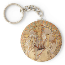 Alphonse Mucha - Slavia Key Chains
