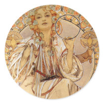 Alphonse Mucha - Slavia Sticker