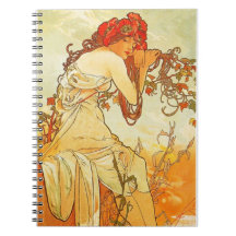 Alphonse Mucha Summer Notebook