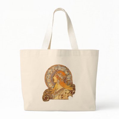 Alphonse Mucha - Zodiac Tote Bag by MasterpieceArt