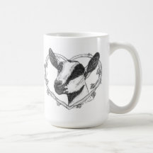 Alpine Head in Heart Coffee Mug