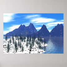 Alpine poster Print