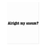 Alright_my_ansum postcards