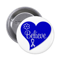 ALS Amyotrophic Lateral Sclerosis Believe Heart Pins