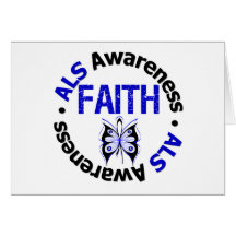 ALS Awareness Faith Butterfly Cards