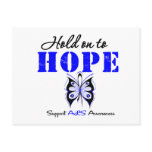 ALS Awareness HOLD ON TO HOPE Postcard