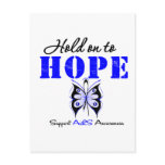 ALS Awareness HOLD ON TO HOPE Post Card