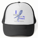 ALS Awareness I Wear ALS Ribbon For My Patients Trucker Hat