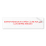 ALS BUMPER STICKERS