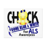 ALS Chick Gone Blue And White 2