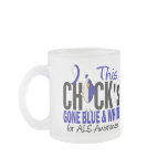 ALS Chick Gone Blue and White Mug