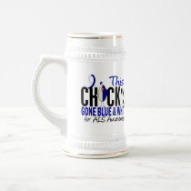 ALS Chick Gone Blue and White Coffee Mug