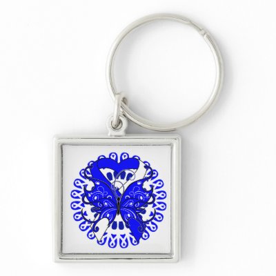 ALS Disease Butterfly Circle of Ribbons by diseaseapparel