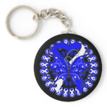 ALS Disease Butterfly Circle of Ribbons