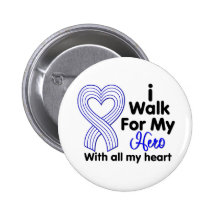 ALS Disease I Walk For My Hero Pin