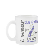 ALS I Wear Blue and White For My Husband 43 Mugs