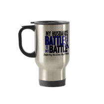 ALS My Battle Too 1 Husband Mugs