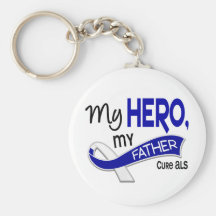 ALS My Father My Hero 42 Key Chains