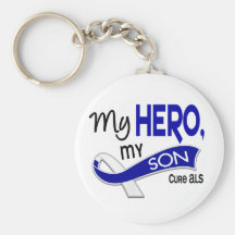 ALS My Son My Hero 42 Keychain
