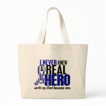 ALS Never Knew A Hero 2 Dad Tote Bags