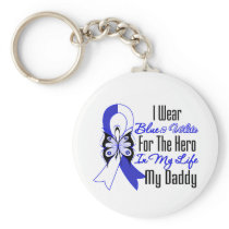 ALS Ribbon Hero in My Life My Daddy Keychains