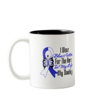 ALS Ribbon Hero in My Life My Daddy Coffee Mugs