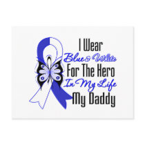 ALS Ribbon Hero in My Life My Daddy Postcards