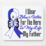 ALS Ribbon Hero in My Life My Father Mouse Mats