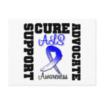 ALS Support Advocate Cure Post Card