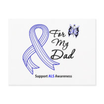 ALS Support For My Dad Postcards