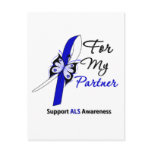 ALS Support For My Partner Postcard