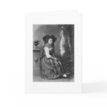Alsace Costume Greeting Card