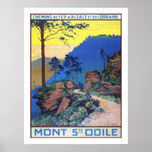 Alsace France Vintage Travel Posters