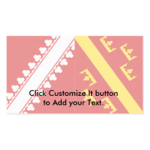 Alsace (Old), France flag Business Card