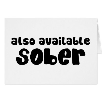 Also Available Sober by alternateworlds